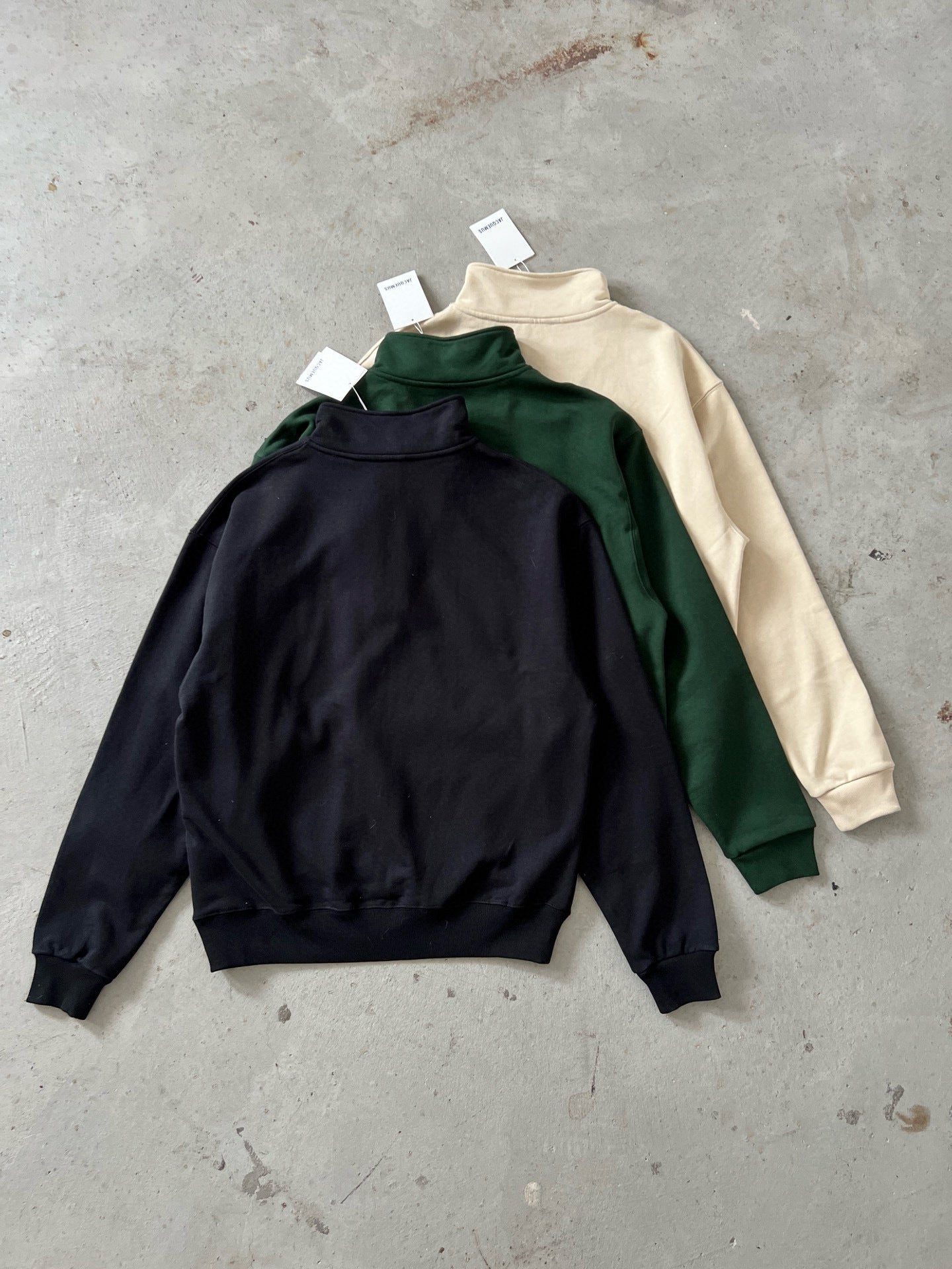 Jacquemus Pull Zippé Vert (vente privée)
