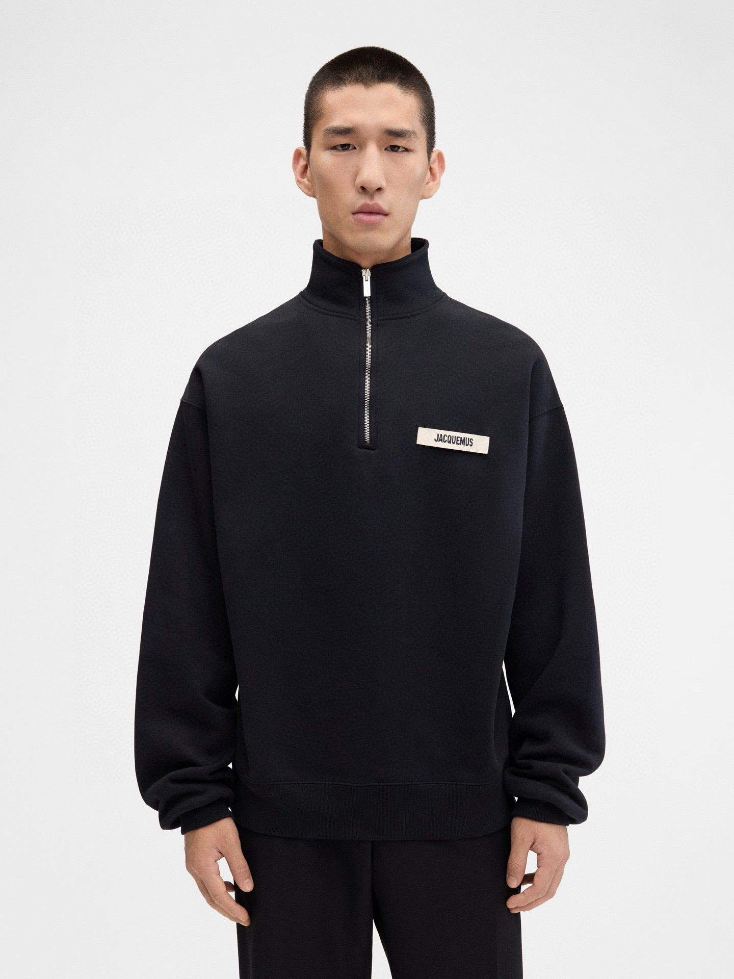Jacquemus Pull Zippé Noir (vente privée)