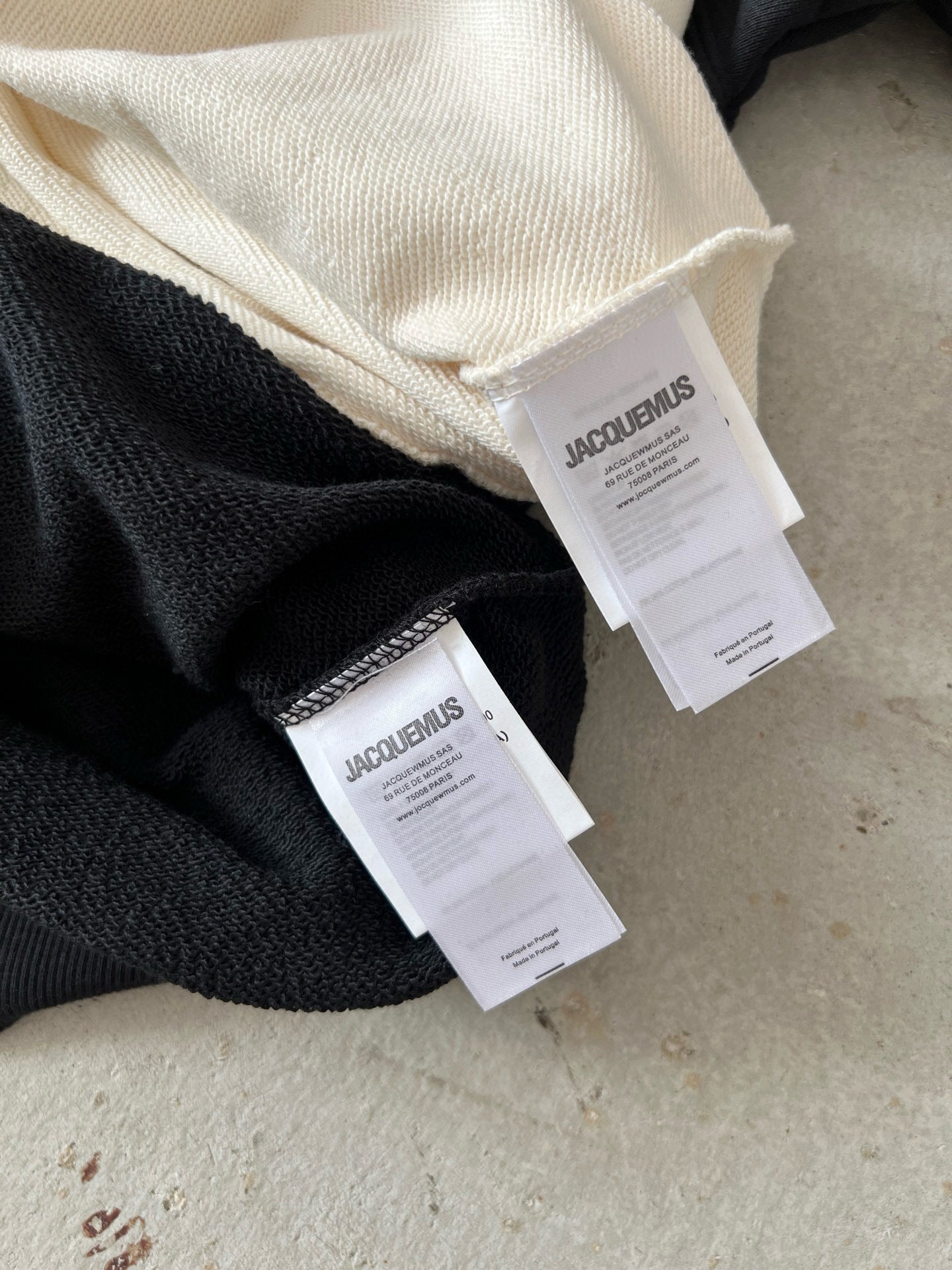 Jacquemus Sweatshirt Noir (vente privée)