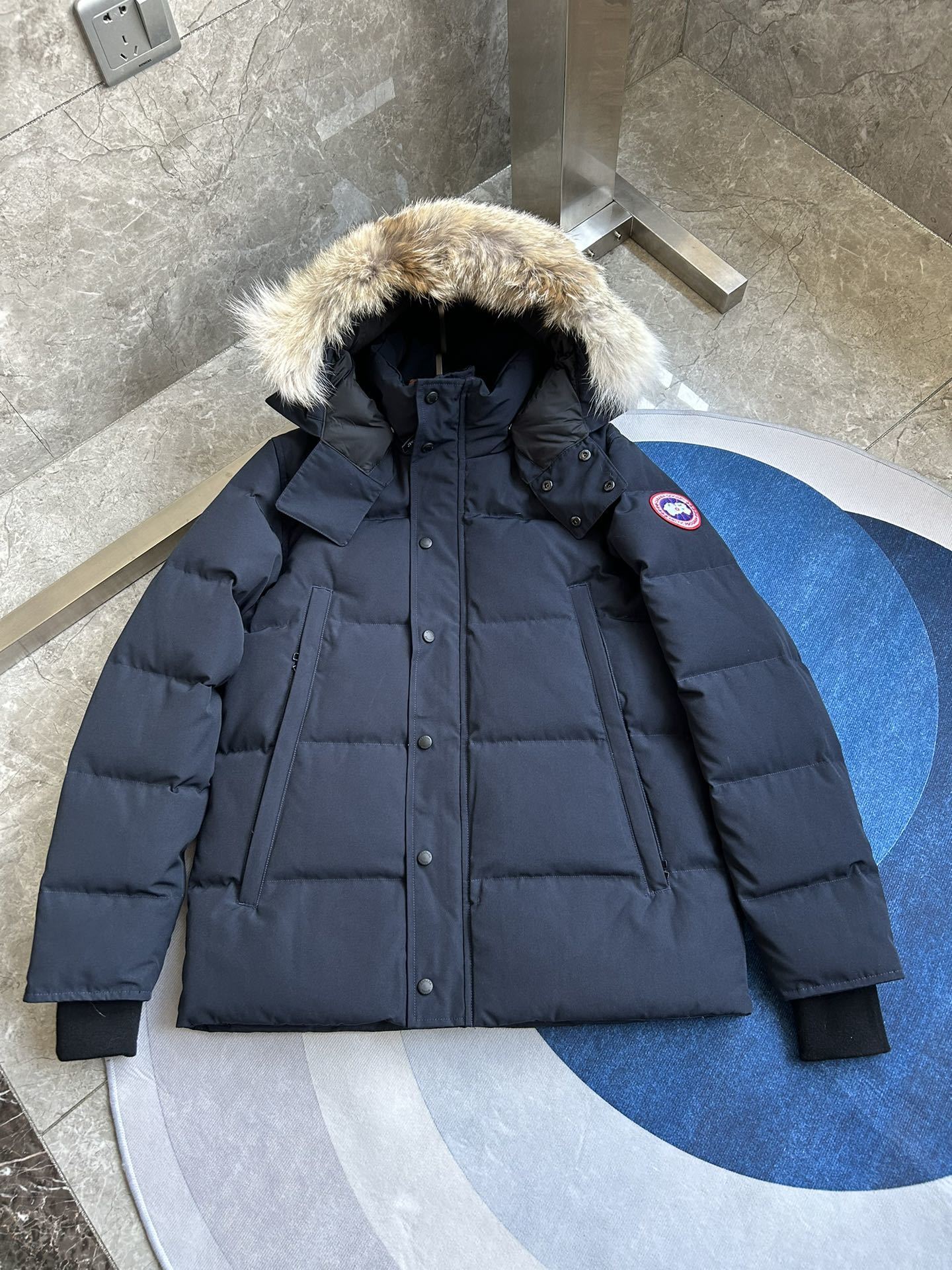 Canada Goose Expedition Parka Navy Blue