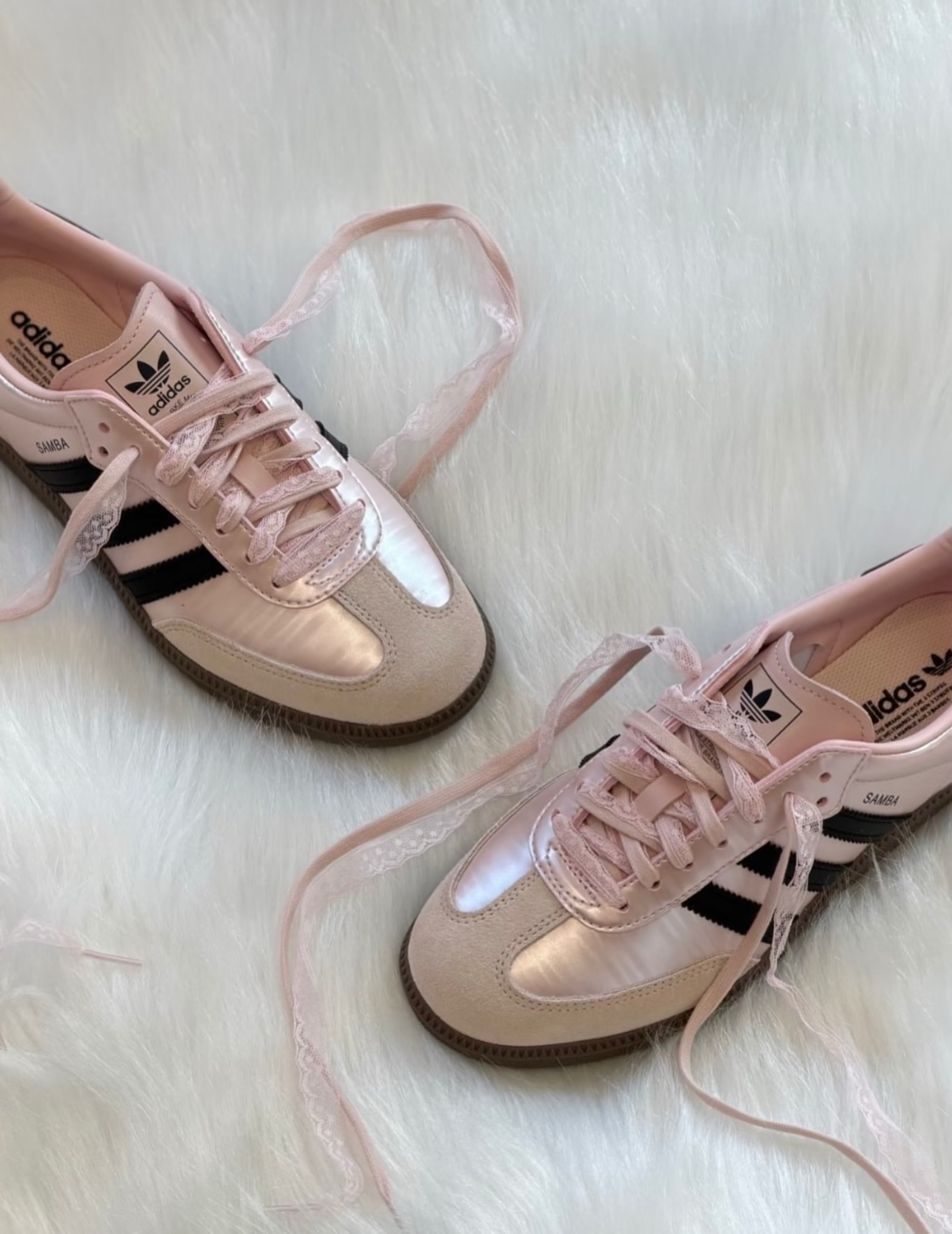 Adidas Samba — Pearlescent Pink