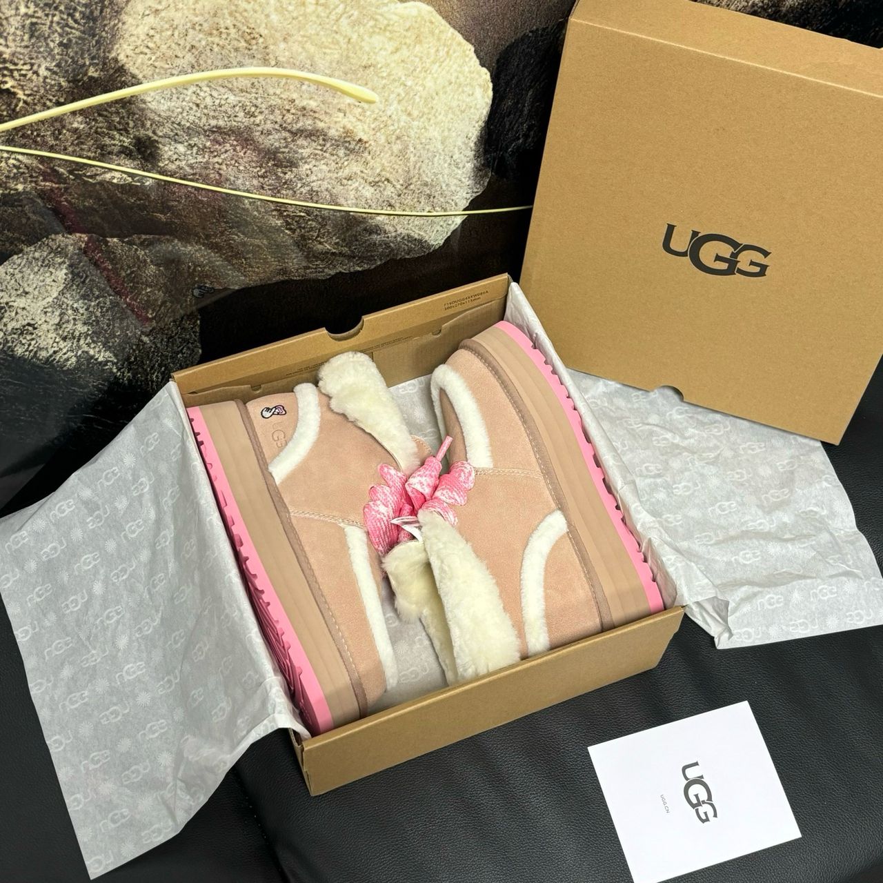 UGG Platform Nude