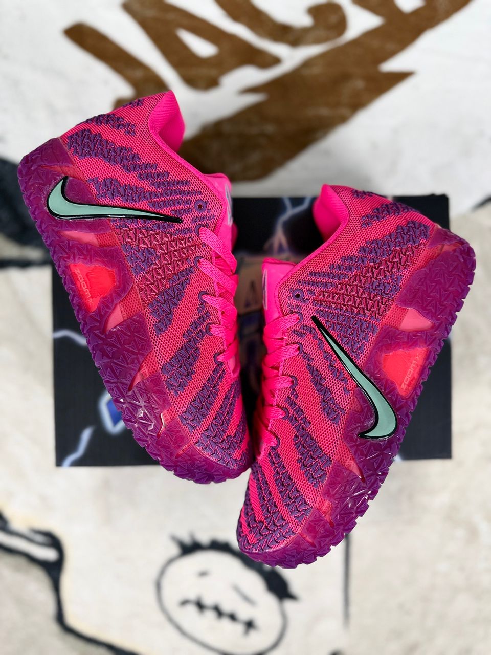 Nike Basketball Low – Pink/Purple