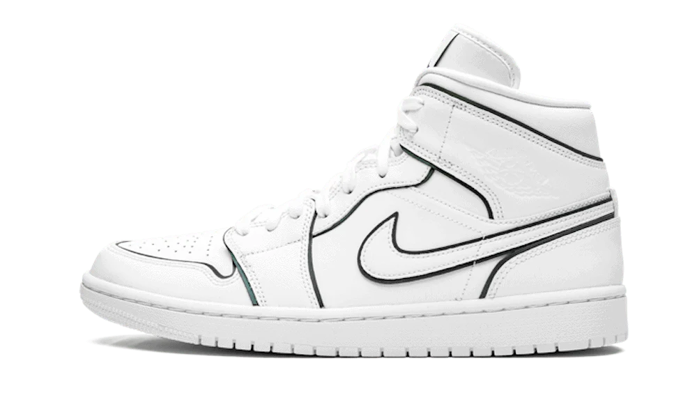 Air Jordan 1 Mid Iridescent Reflective White