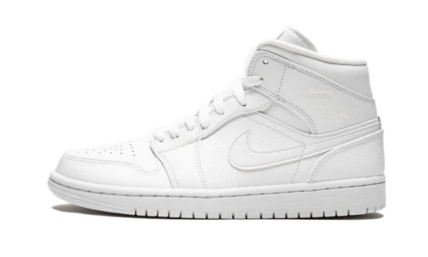 Air Jordan 1 Mid 'Triple White'