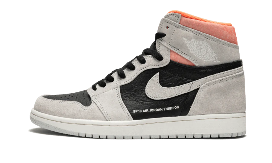 Air Jordan 1 High 'Neutral Grey Hyper Crimson'