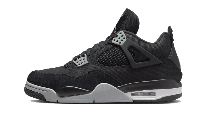 Air Jordan 4 Retro 'Black Canvas'