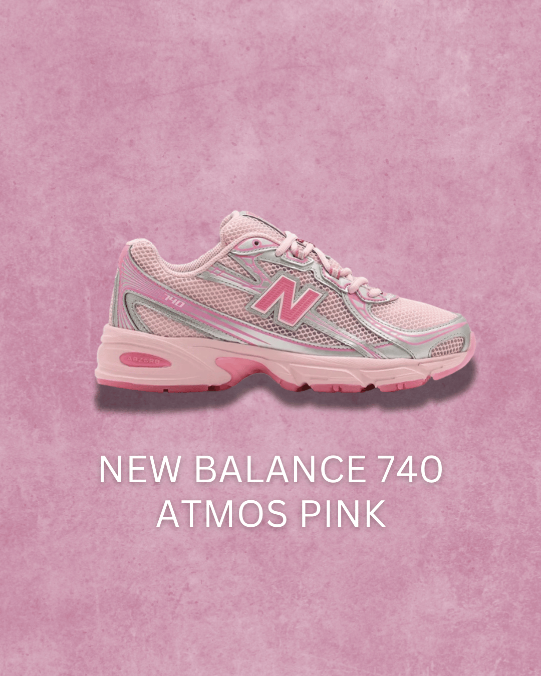 New Balance Atmos Pink 740