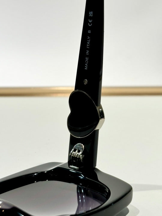 Chanel — Oversized Butterfly Sunglasses with CC Heart