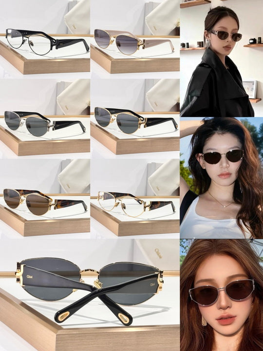 Chloé — Cat-Eye Metal Sunglasses