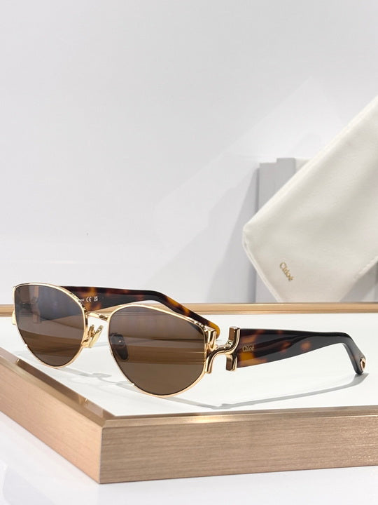 Chloé — Cat-Eye Metal Sunglasses