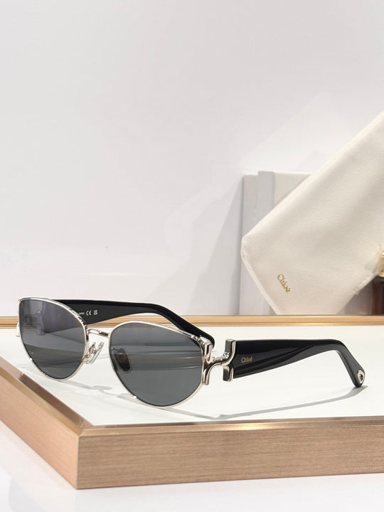 Chloé — Cat-Eye Metal Sunglasses