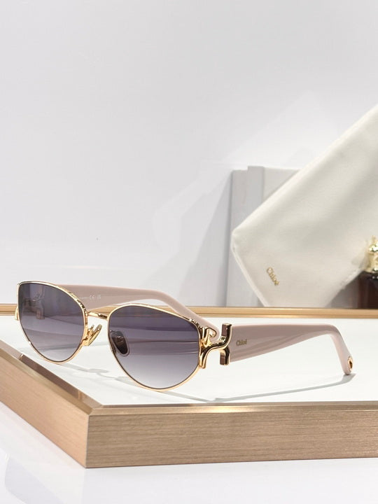 Chloé — Cat-Eye Metal Sunglasses