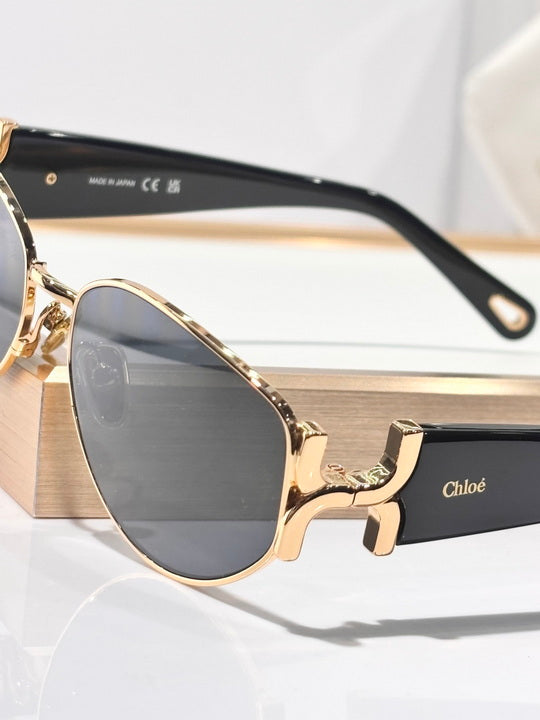 Chloé — Cat-Eye Metal Sunglasses