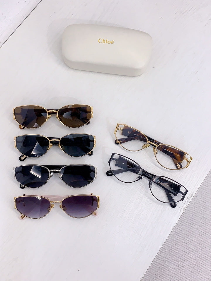 Chloé — Cat-Eye Metal Sunglasses