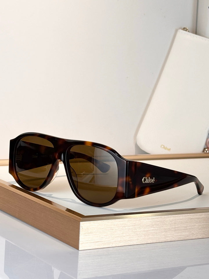 Chloé CH0347S — Oversized Shield Sunglasses