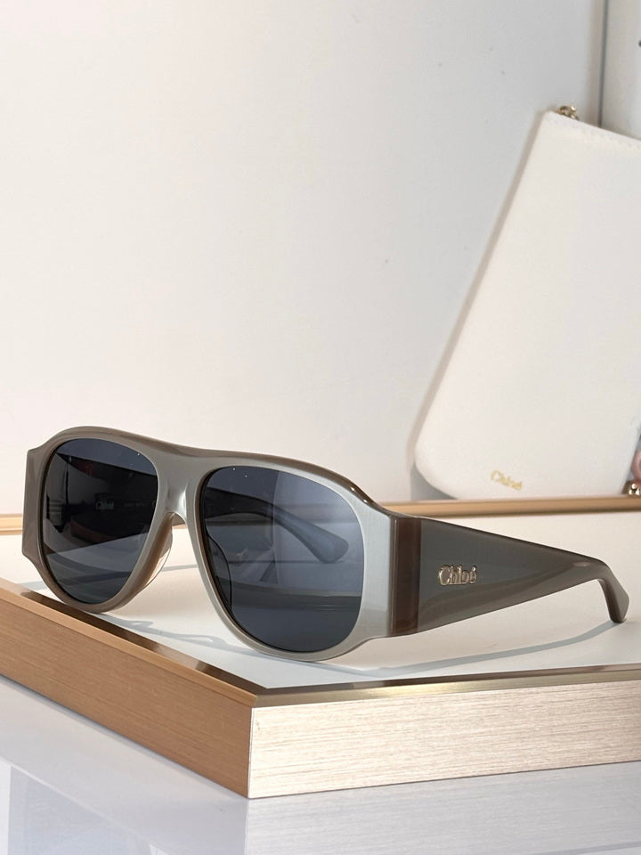 Chloé CH0347S — Oversized Shield Sunglasses