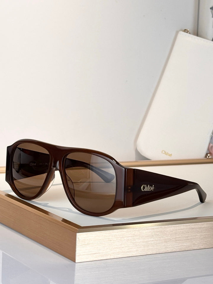 Chloé CH0347S — Oversized Shield Sunglasses