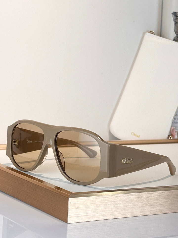 Chloé CH0347S — Oversized Shield Sunglasses