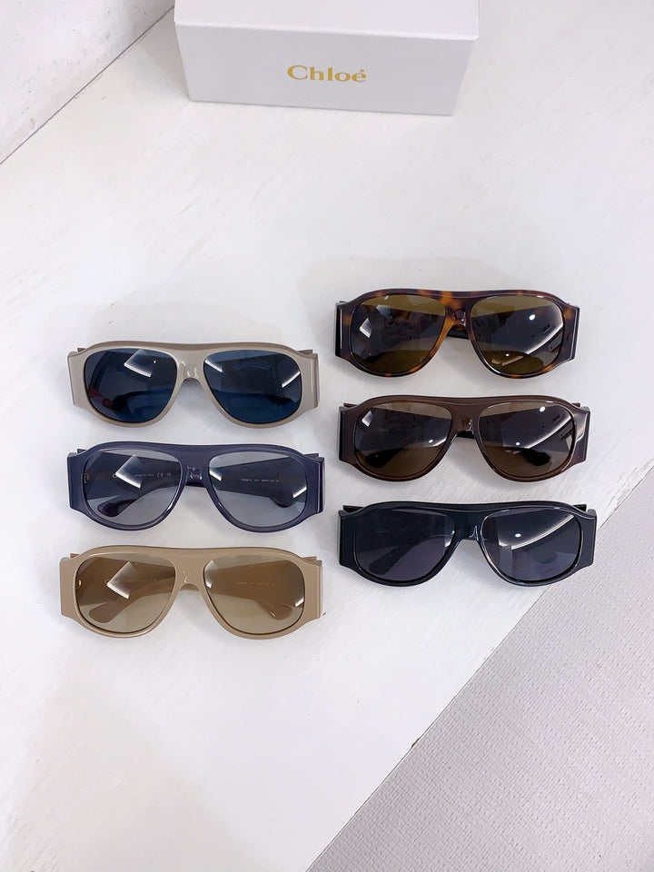 Chloé CH0347S — Oversized Shield Sunglasses