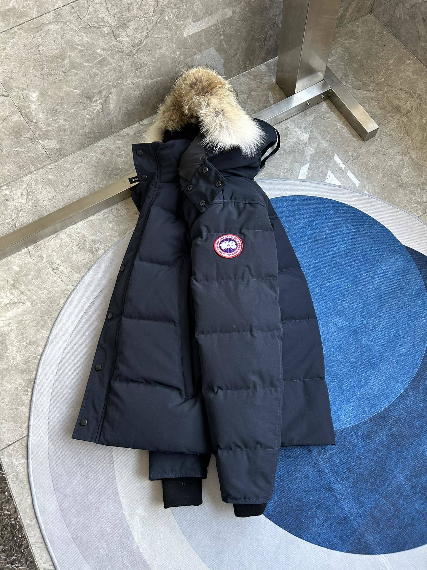 Canada Goose Expedition Parka Navy Blue