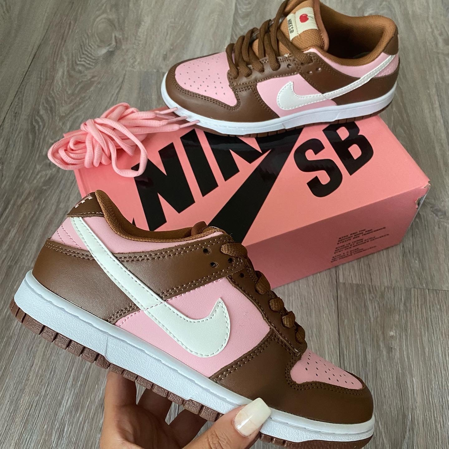 Dunk Low brown Lila