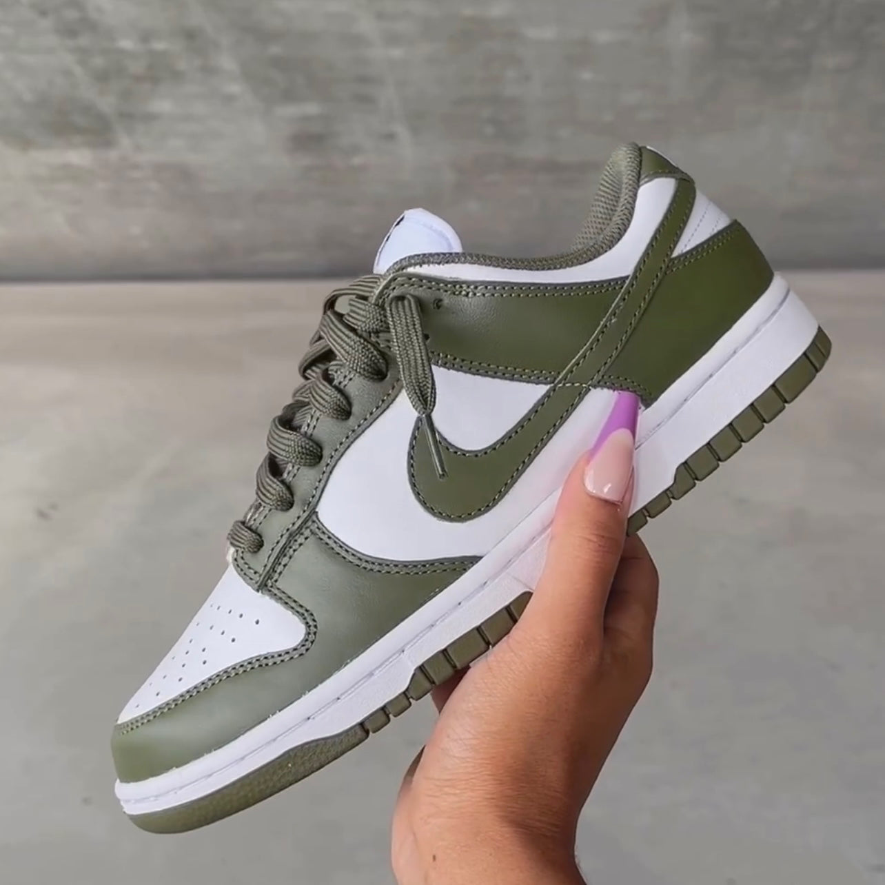 Dunk Low vert olive