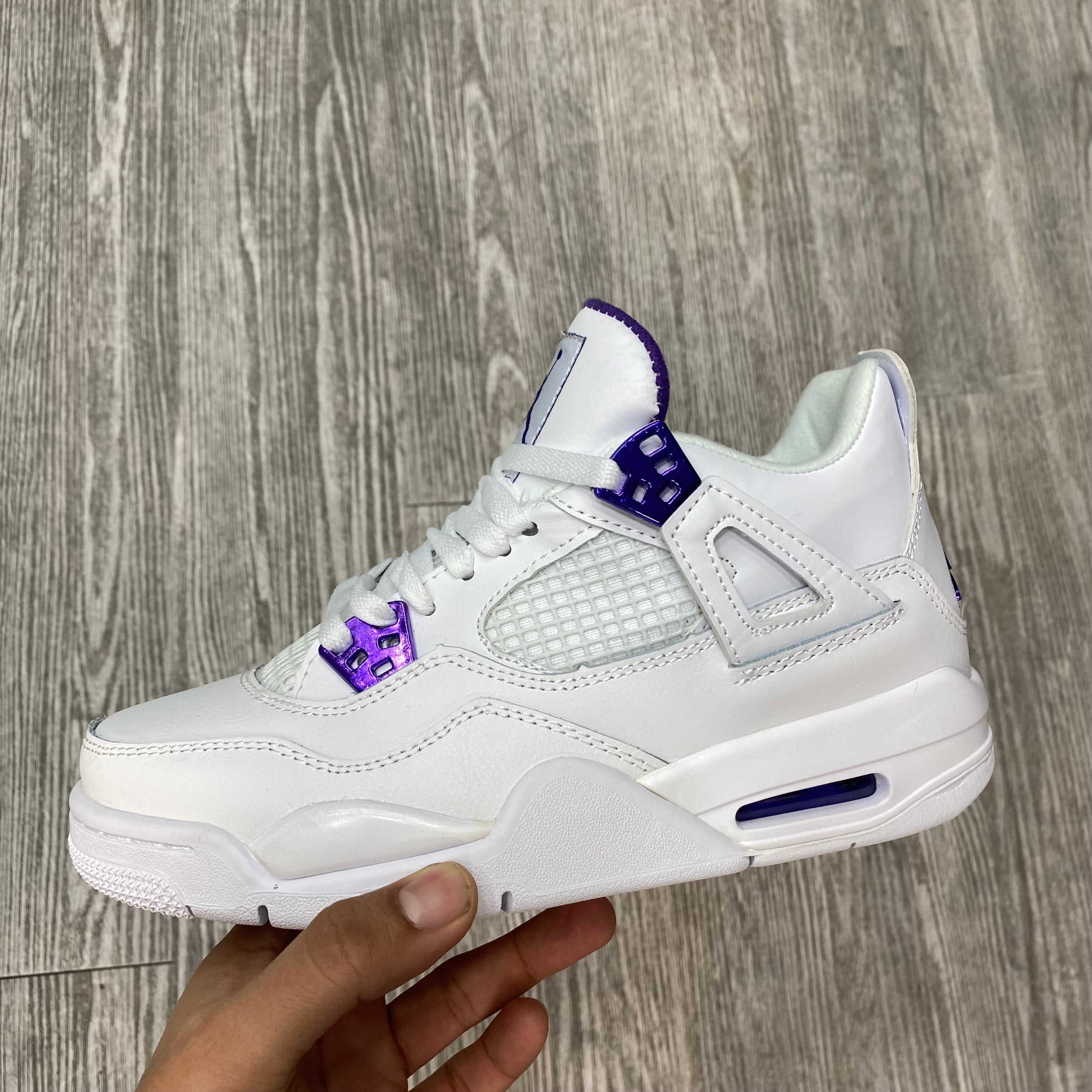 Sneakers - Jordan rétro 4 violet